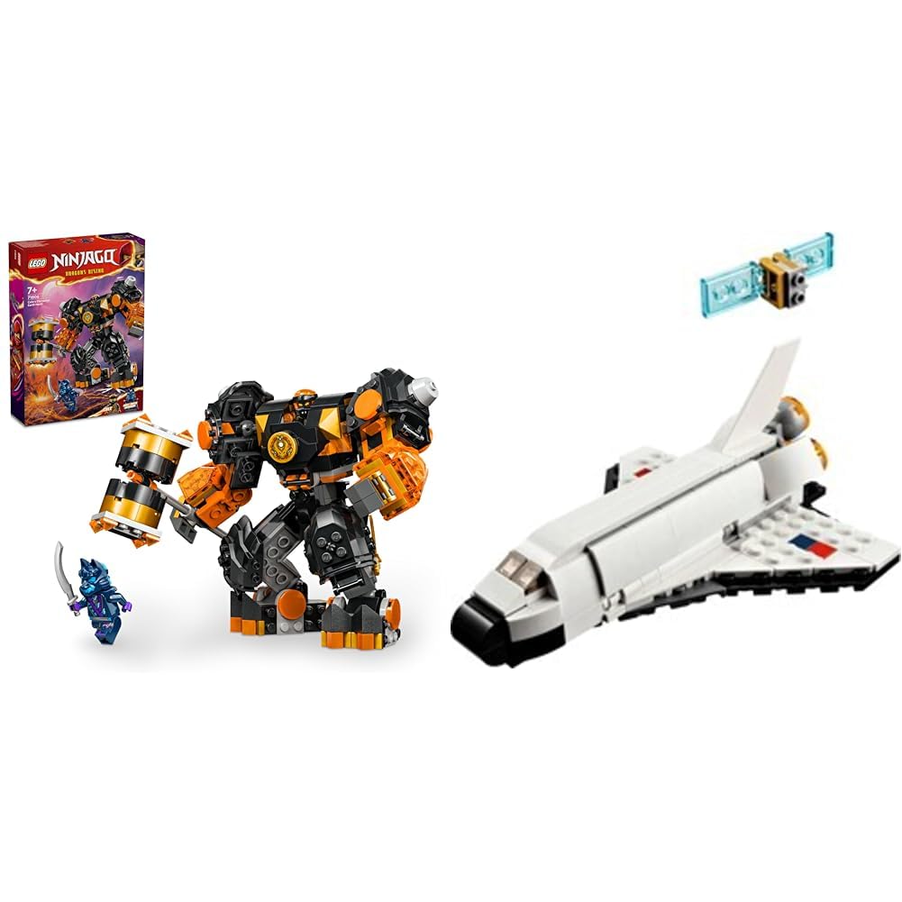 min　6点セット LEGO NINJAGO Cole's Elemental Earth Mech Toy 71806 (235 Pieces